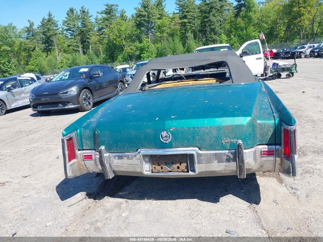 Auction sale of the 1972 Cadillac Eldorado, vin: 6L67S20405504, lot number: 45196426
