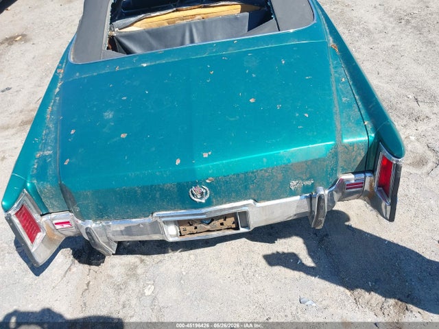 Auction sale of the 1972 Cadillac Eldorado, vin: 6L67S20405504, lot number: 45196426