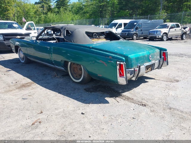 Auction sale of the 1972 Cadillac Eldorado, vin: 6L67S20405504, lot number: 45196426