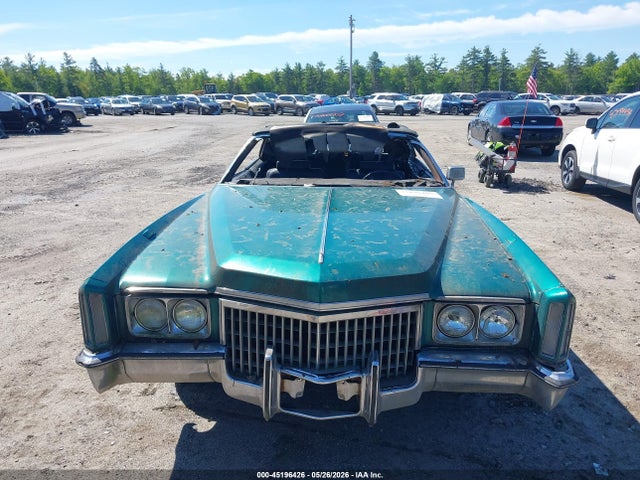 Auction sale of the 1972 Cadillac Eldorado, vin: 6L67S20405504, lot number: 45196426