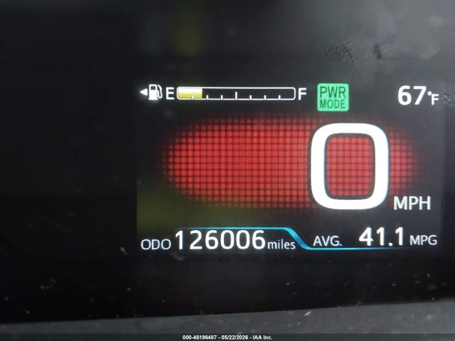 Продаж на аукціоні авто 2016 Toyota Prius Two, vin: JTDKBRFU3G3000892, номер лоту: 45196487