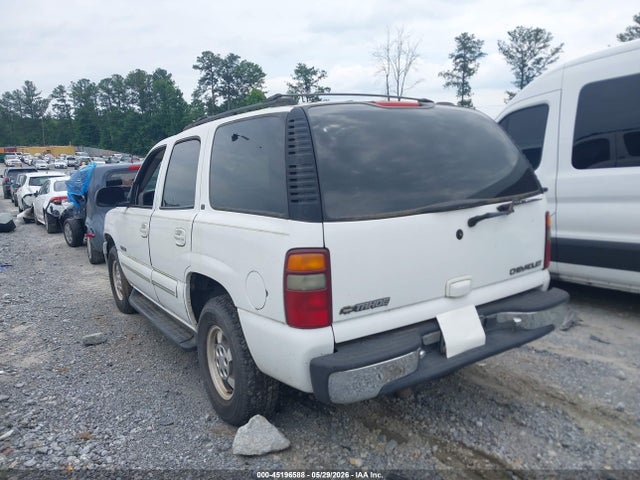 2001 Chevrolet Tahoe Lt მანქანა იყიდება აუქციონზე, vin: 1GNEC13T11R115736, აუქციონის ნომერი: 45196588