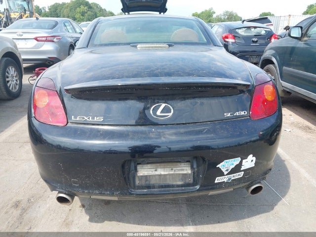 2005 Lexus Sc 430 მანქანა იყიდება აუქციონზე, vin: JTHFN48Y550066384, აუქციონის ნომერი: 45196591