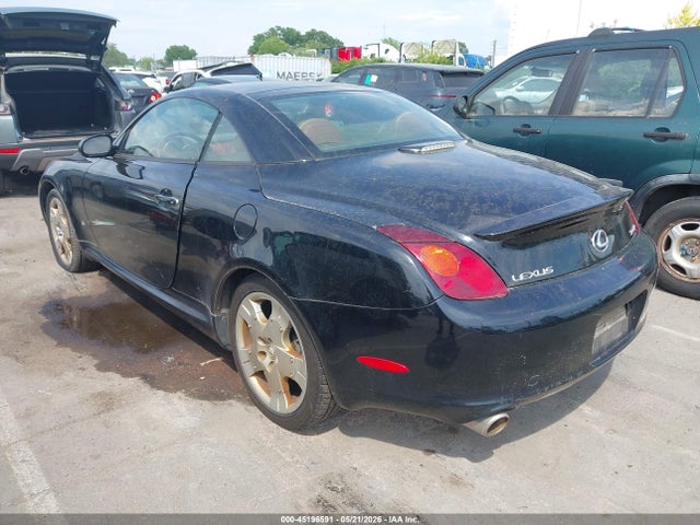 2005 Lexus Sc 430 მანქანა იყიდება აუქციონზე, vin: JTHFN48Y550066384, აუქციონის ნომერი: 45196591