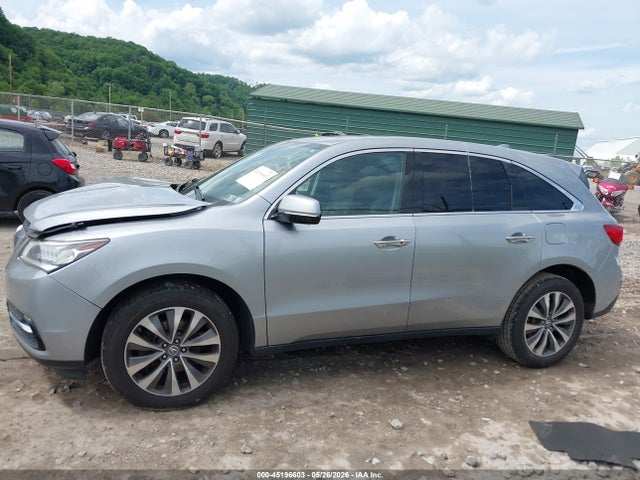 45196603 :رقم المزاد ، 5FRYD4H44GB056295 vin ، 2016 Acura Mdx Technology   Acurawatch Plus Packages/technology Package مزاد بيع