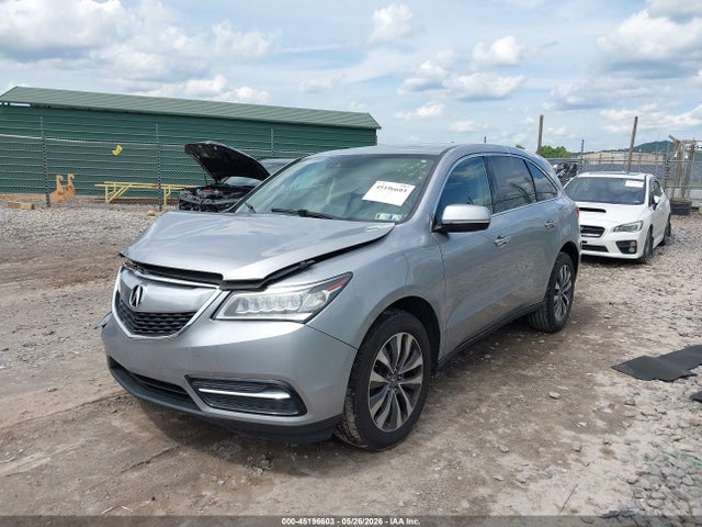 45196603 :رقم المزاد ، 5FRYD4H44GB056295 vin ، 2016 Acura Mdx Technology   Acurawatch Plus Packages/technology Package مزاد بيع