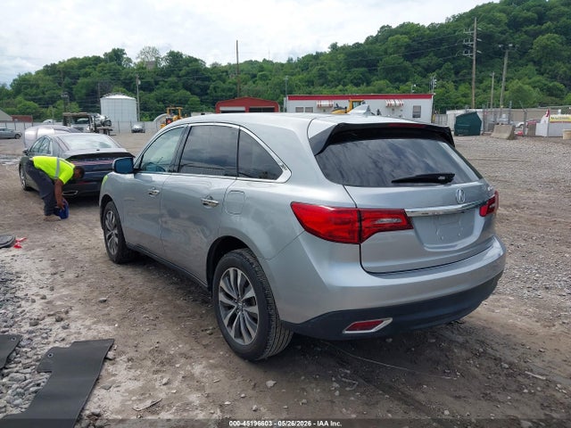 45196603 :رقم المزاد ، 5FRYD4H44GB056295 vin ، 2016 Acura Mdx Technology   Acurawatch Plus Packages/technology Package مزاد بيع