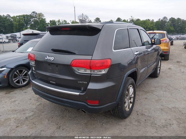 Aukcja sprzedaży 2015 Jeep Grand Cherokee Limited, vin: 1C4RJFBG1FC131222, numer aukcji: 45196729