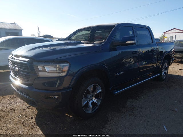 45196803 :رقم المزاد ، 1C6SRFJT8NN406071 vin ، 2022 Ram 1500 Laramie  4x4 5'7 Box مزاد بيع