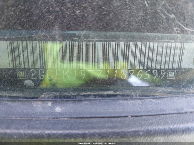 Aukcja sprzedaży 2001 Chevrolet Silverado 1500 Ls, vin: 2GCEK19T711386599, numer aukcji: 45196901