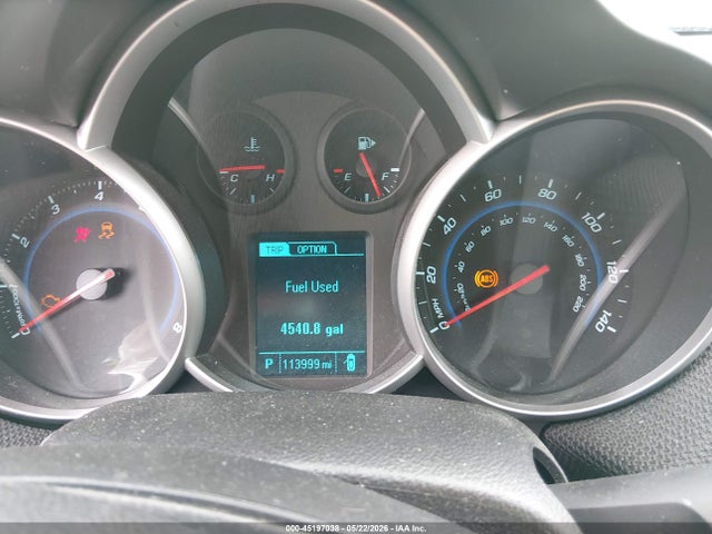 45197038 :رقم المزاد ، 1G1PC5SB9E7431767 vin ، 2014 Chevrolet Cruze 1lt Auto مزاد بيع