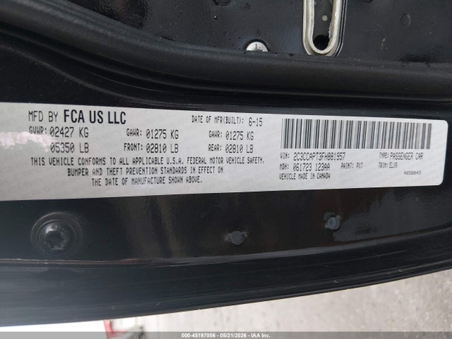 2C3CCAPT3FH881957 Chrysler 300c Platinum