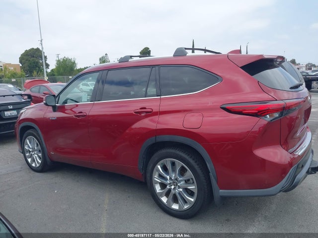 2021 Toyota Highlander Hybrid Limited მანქანა იყიდება აუქციონზე, vin: 5TDDBRCH1MS015160, აუქციონის ნომერი: 45197117