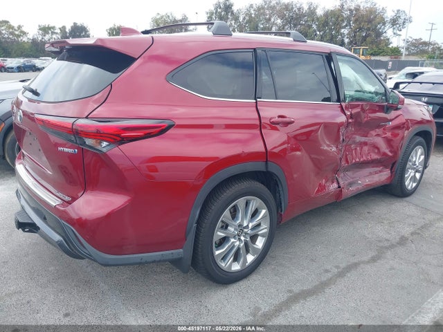 2021 Toyota Highlander Hybrid Limited მანქანა იყიდება აუქციონზე, vin: 5TDDBRCH1MS015160, აუქციონის ნომერი: 45197117