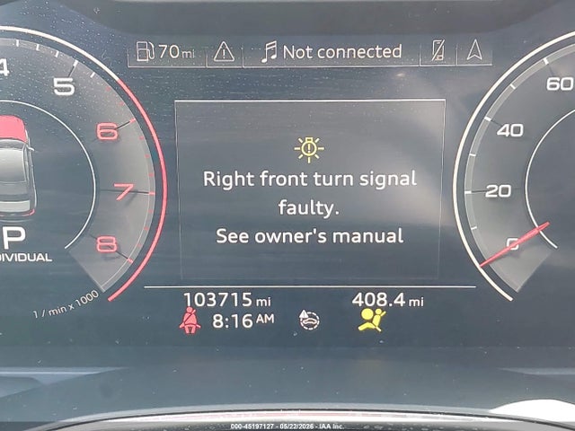 2019 Audi A6 55 Premium მანქანა იყიდება აუქციონზე, vin: WAUL2AF27KN026216, აუქციონის ნომერი: 45197127