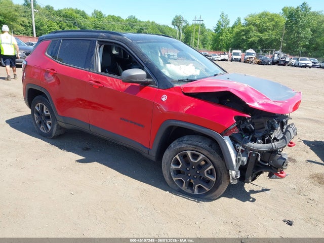 Auction sale of the 2018 Jeep Compass Trailhawk 4x4, vin: 3C4NJDDB1JT361702, lot number: 45197249