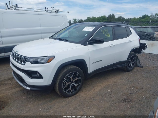 45197499 :رقم المزاد ، 3C4NJDCN0TT244644 vin ، 2026 Jeep Compass Limited مزاد بيع