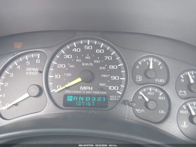 2000 Chevrolet Silverado 1500 Ls მანქანა იყიდება აუქციონზე, vin: 1GCEK14T5YE305325, აუქციონის ნომერი: 45197536