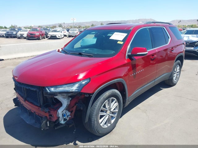 45197554 :رقم المزاد ، 1GNEVGKW5NJ108561 vin ، 2022 Chevrolet Traverse Awd Lt Cloth مزاد بيع