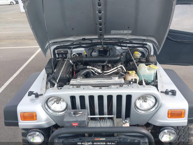 2002 Jeep Wrangler X მანქანა იყიდება აუქციონზე, vin: 1J4FA39S52P770499, აუქციონის ნომერი: 45197622