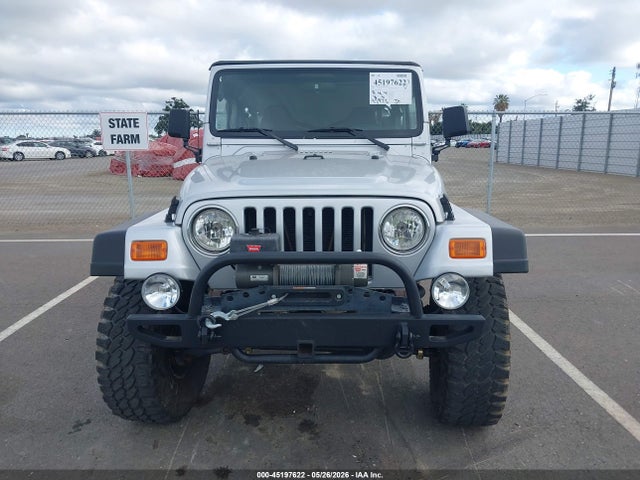 2002 Jeep Wrangler X მანქანა იყიდება აუქციონზე, vin: 1J4FA39S52P770499, აუქციონის ნომერი: 45197622