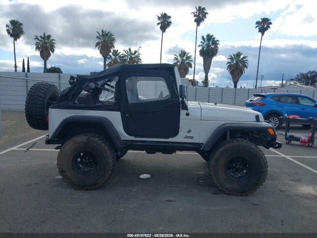 2002 Jeep Wrangler X მანქანა იყიდება აუქციონზე, vin: 1J4FA39S52P770499, აუქციონის ნომერი: 45197622