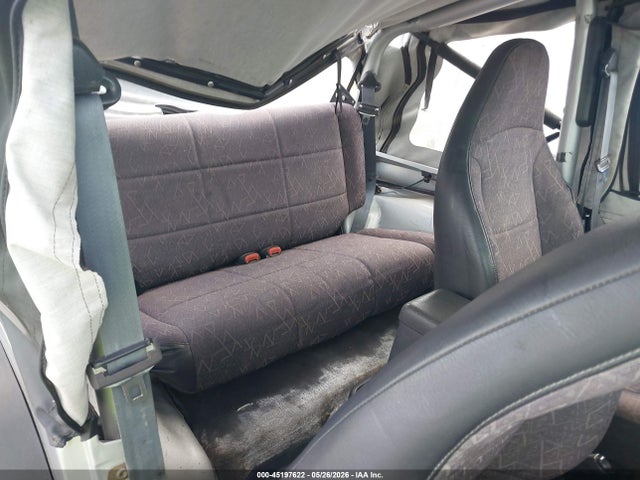 2002 Jeep Wrangler X მანქანა იყიდება აუქციონზე, vin: 1J4FA39S52P770499, აუქციონის ნომერი: 45197622