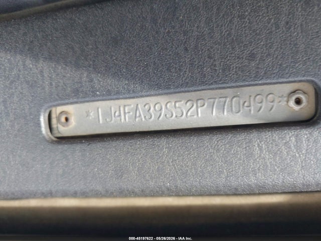 2002 Jeep Wrangler X მანქანა იყიდება აუქციონზე, vin: 1J4FA39S52P770499, აუქციონის ნომერი: 45197622