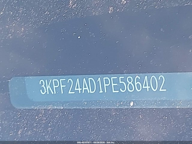 2023 Kia Forte Lxs მანქანა იყიდება აუქციონზე, vin: 3KPF24AD1PE586402, აუქციონის ნომერი: 45197671