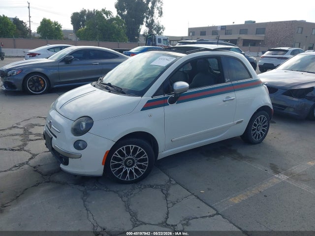 2013 Fiat 500 Gucci მანქანა იყიდება აუქციონზე, vin: 3C3CFFCR2DT718395, აუქციონის ნომერი: 45197942