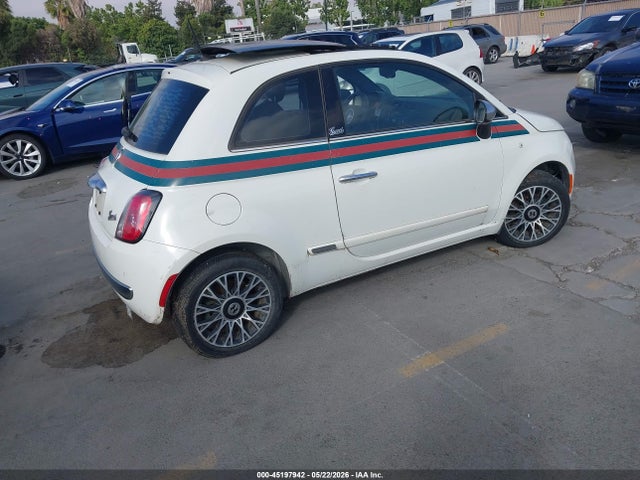 2013 Fiat 500 Gucci მანქანა იყიდება აუქციონზე, vin: 3C3CFFCR2DT718395, აუქციონის ნომერი: 45197942