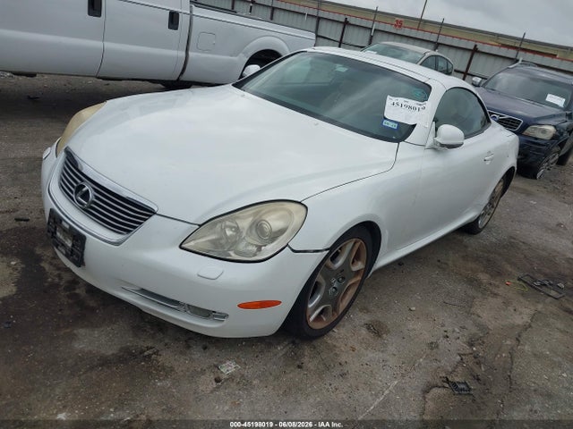 2008 Lexus Sc 430 მანქანა იყიდება აუქციონზე, vin: JTHFN45Y789019555, აუქციონის ნომერი: 45198019