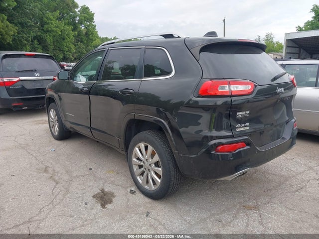 45198043 :رقم المزاد ، 1C4PJMJS9GW339950 vin ، 2016 Jeep Cherokee Overland مزاد بيع
