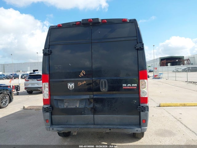 2019 Ram Promaster 2500 High Roof 159 Wb მანქანა იყიდება აუქციონზე, vin: 3C6TRVDG5KE508506, აუქციონის ნომერი: 45198098