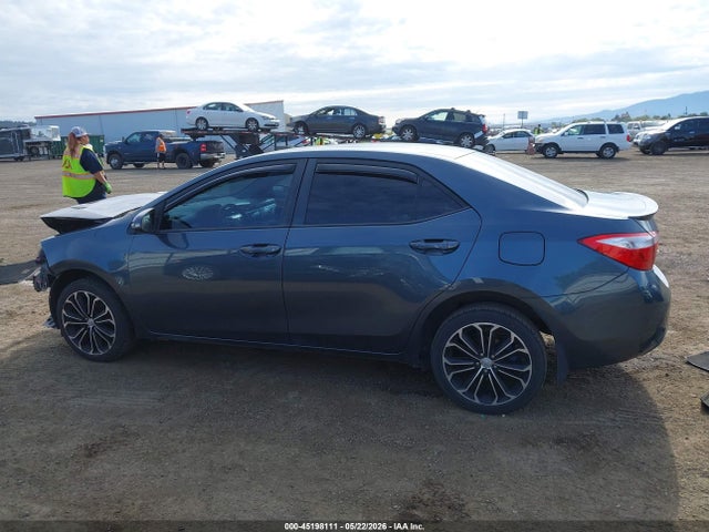 2015 Toyota Corolla S Plus მანქანა იყიდება აუქციონზე, vin: 2T1BURHE9FC362392, აუქციონის ნომერი: 45198111