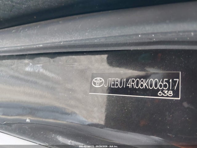 2008 Toyota 4runner Sr5 V6 მანქანა იყიდება აუქციონზე, vin: JTEBU14R08K006517, აუქციონის ნომერი: 45198172