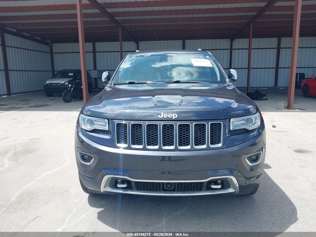 2014 Jeep Grand Cherokee Overland მანქანა იყიდება აუქციონზე, vin: 1C4RJFCM5EC413494, აუქციონის ნომერი: 45198272