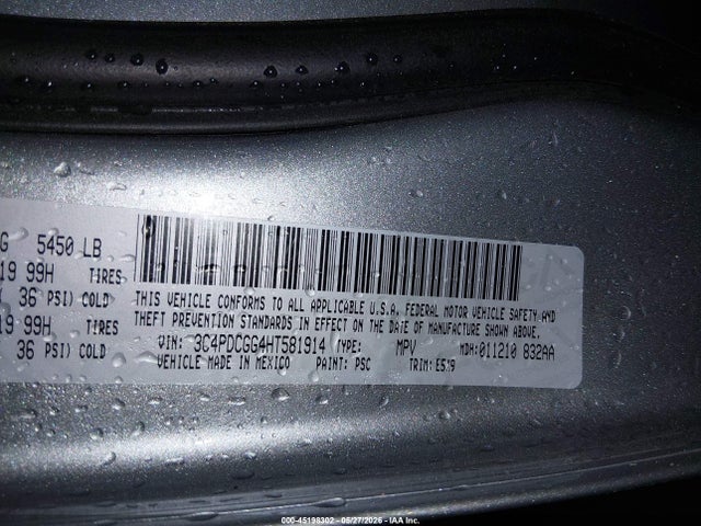 3C4PDCGG4HT581914 Dodge Journey Crossroad