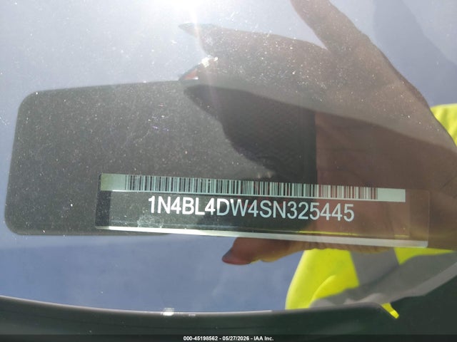 Продажа на аукционе авто 2025 Nissan Altima Sv Awd, vin: 1N4BL4DW4SN325445, номер лота: 45198562
