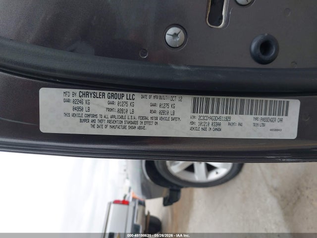 Продажа на аукционе авто 2013 Dodge Challenger Sxt, vin: 2C3CDYAG3DH511929, номер лота: 45198621
