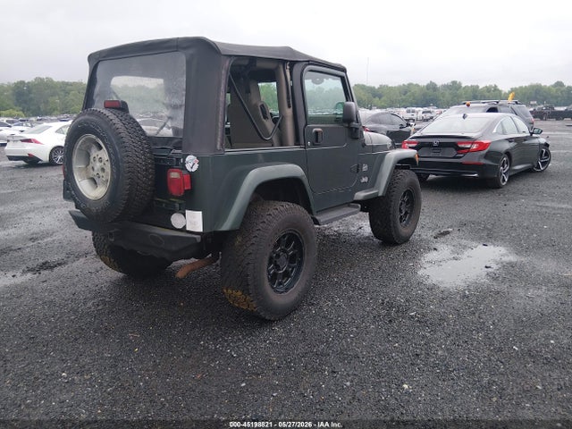 2003 Jeep Wrangler Sahara მანქანა იყიდება აუქციონზე, vin: 1J4FA59S43P376862, აუქციონის ნომერი: 45198821