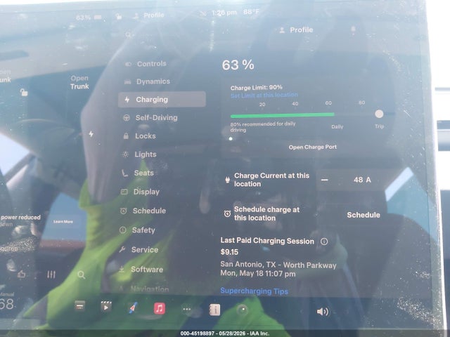 45198897 :رقم المزاد ، 5YJ3E1EA2TF142765 vin ، 2026 Tesla Model 3 Premium Rear-wheel Drive/rear-wheel Drive مزاد بيع