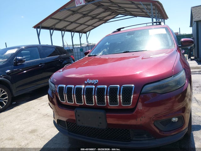 2019 Jeep Cherokee Latitude Plus Fwd მანქანა იყიდება აუქციონზე, vin: 1C4PJLLB2KD308535, აუქციონის ნომერი: 45198937