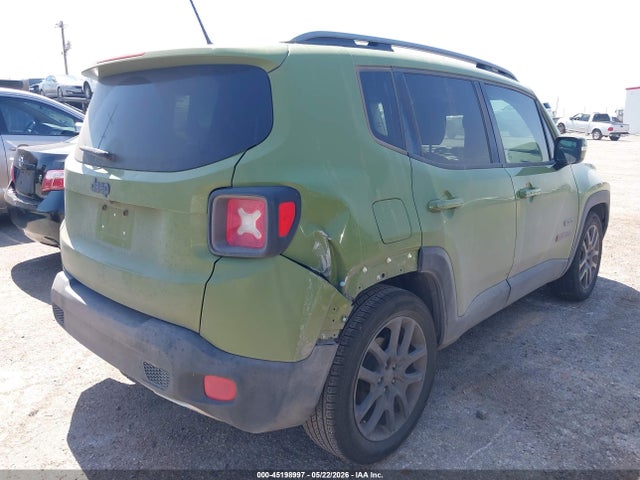 2016 Jeep Renegade 75th Anniversary მანქანა იყიდება აუქციონზე, vin: ZACCJABT6GPC63296, აუქციონის ნომერი: 45198997