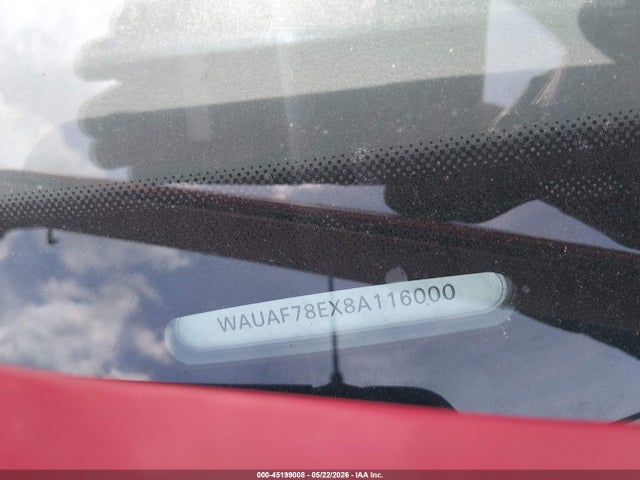 Aukcja sprzedaży 2008 Audi A4 2.0t/2.0t Special Edition, vin: WAUAF78EX8A116000, numer aukcji: 45199008