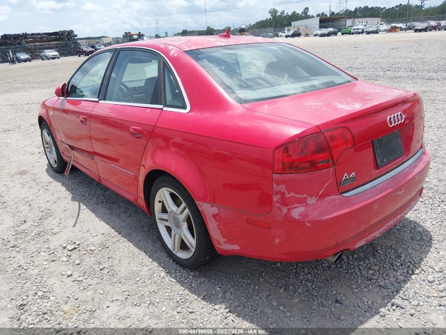 Aukcja sprzedaży 2008 Audi A4 2.0t/2.0t Special Edition, vin: WAUAF78EX8A116000, numer aukcji: 45199008