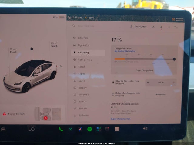 Tesla Model 3 Long Range 2021 5YJ3E1EBXMF059692 Image 17