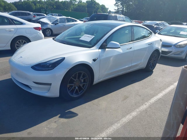 Tesla Model 3 Long Range 2021 5YJ3E1EBXMF059692 Image 2