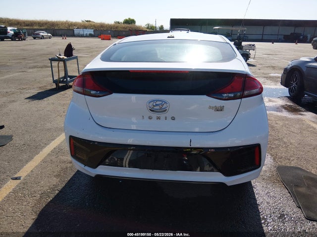 KMHC65LC1HU022233 Hyundai Ioniq Hybrid Blue