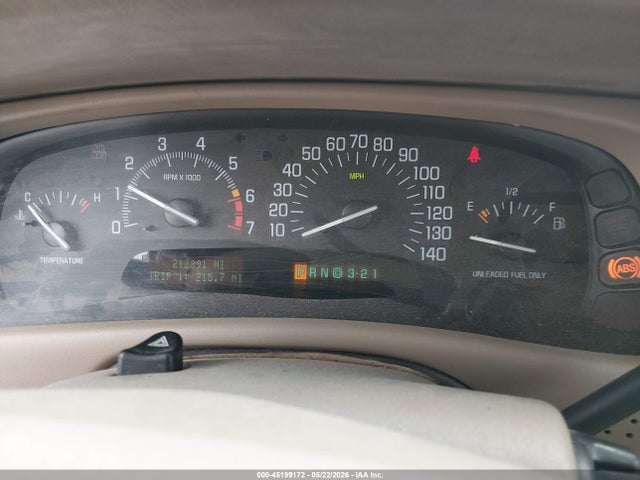 45199172 :رقم المزاد ، 1G4CW52K0X4645172 vin ، 1999 Buick Park Avenue مزاد بيع